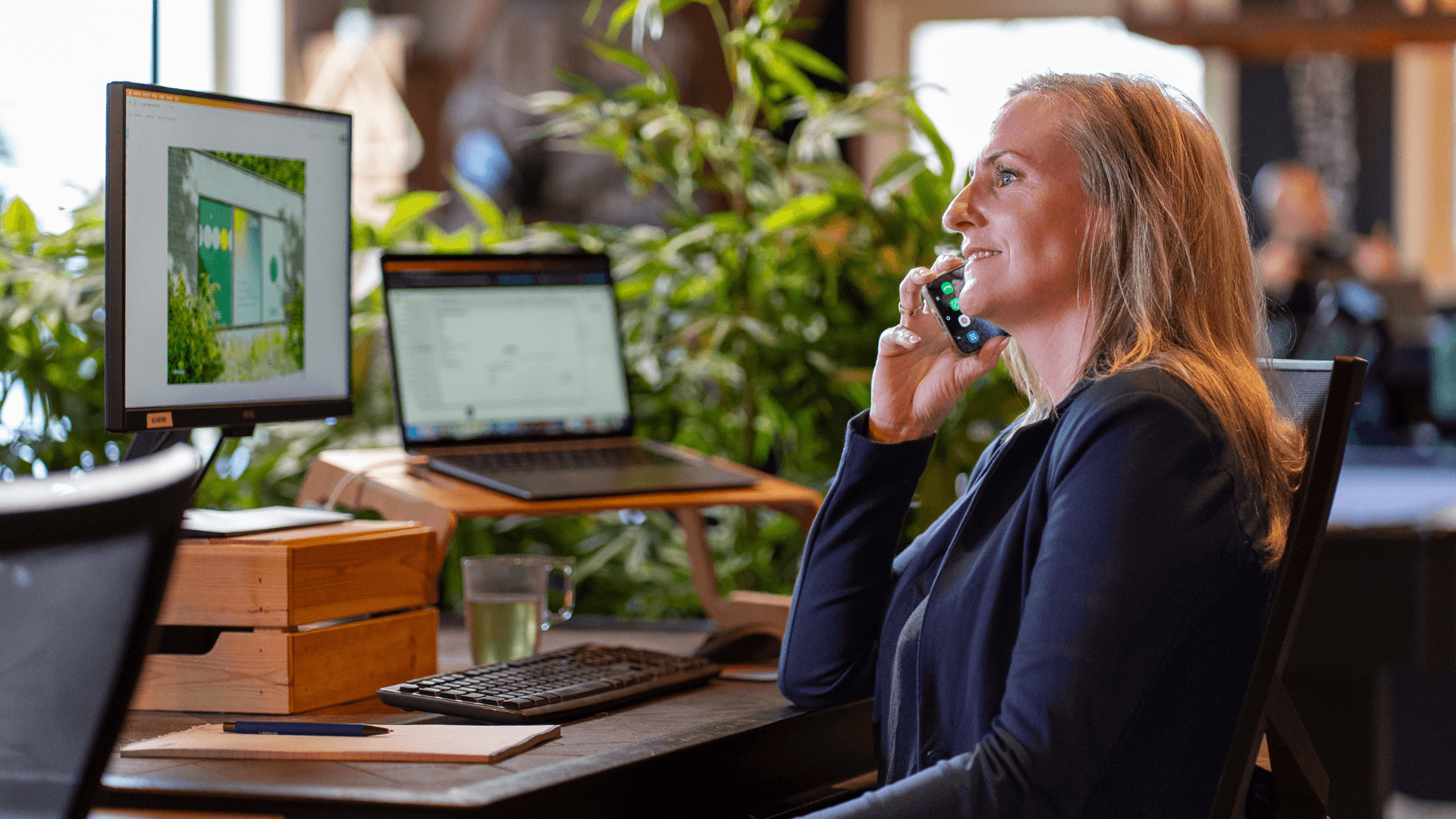 Tiffany Abati oprichter van de onderneming 5peas