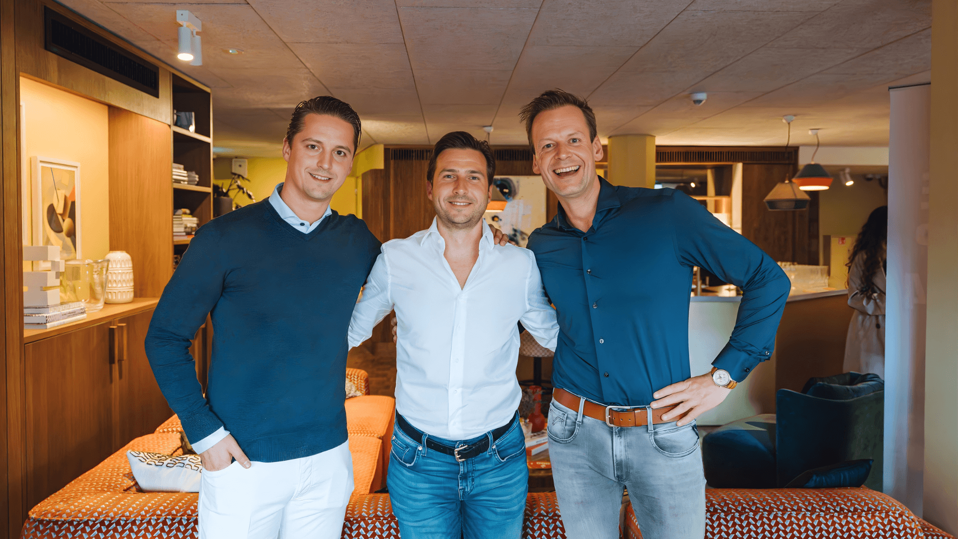 Christiaan Jimmink, Rudolf van Ee en Jan Scheele oprichters van Dutch Blockchain Week