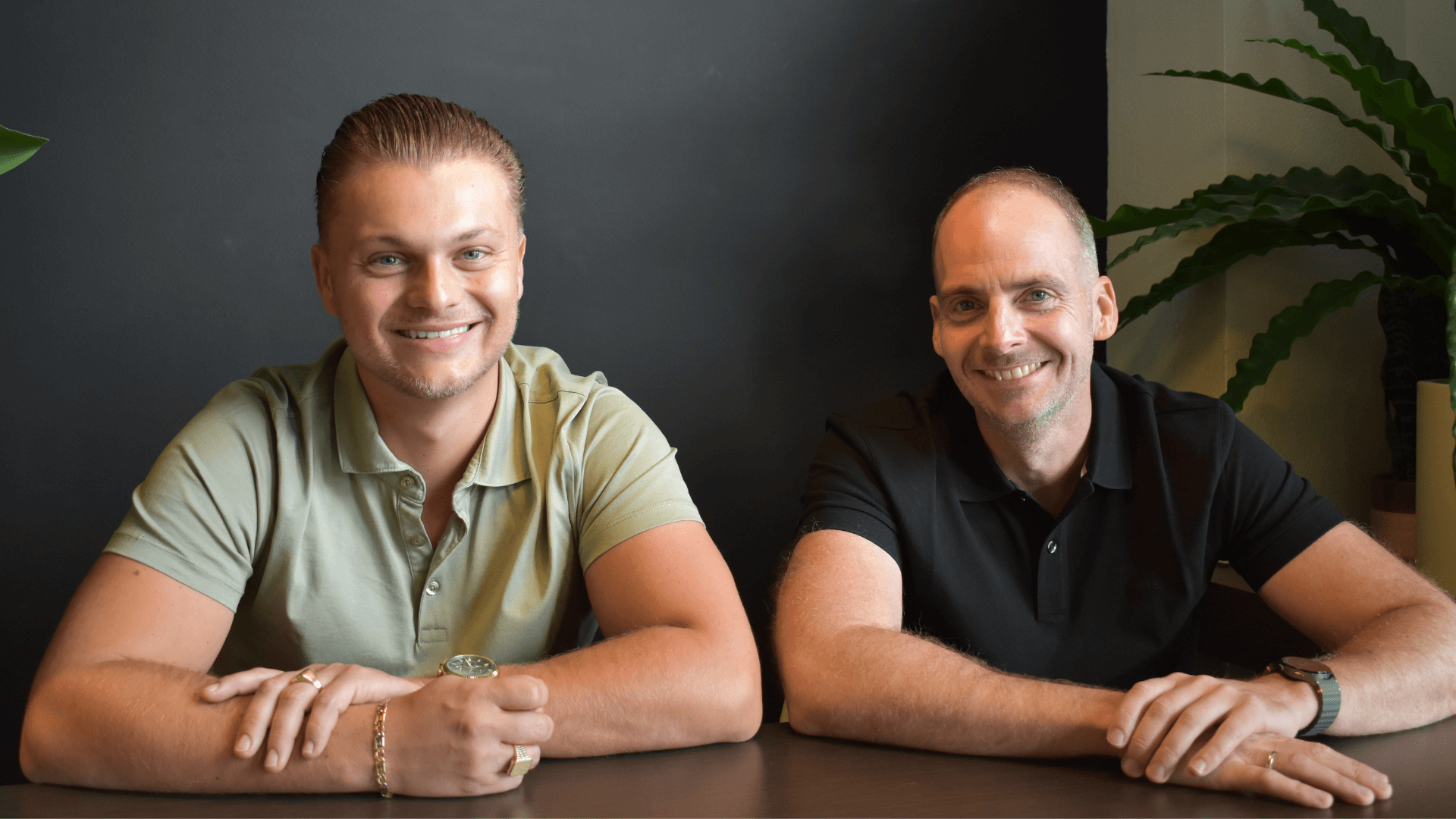 Ondernemers Roel Backer en Michael Pothuizen, oprichters en eigenaren van de onderneming Haikuna Ondernemers Roel Backer en Michael Pothuizen, oprichters en eigenaren van de onderneming Haikuna