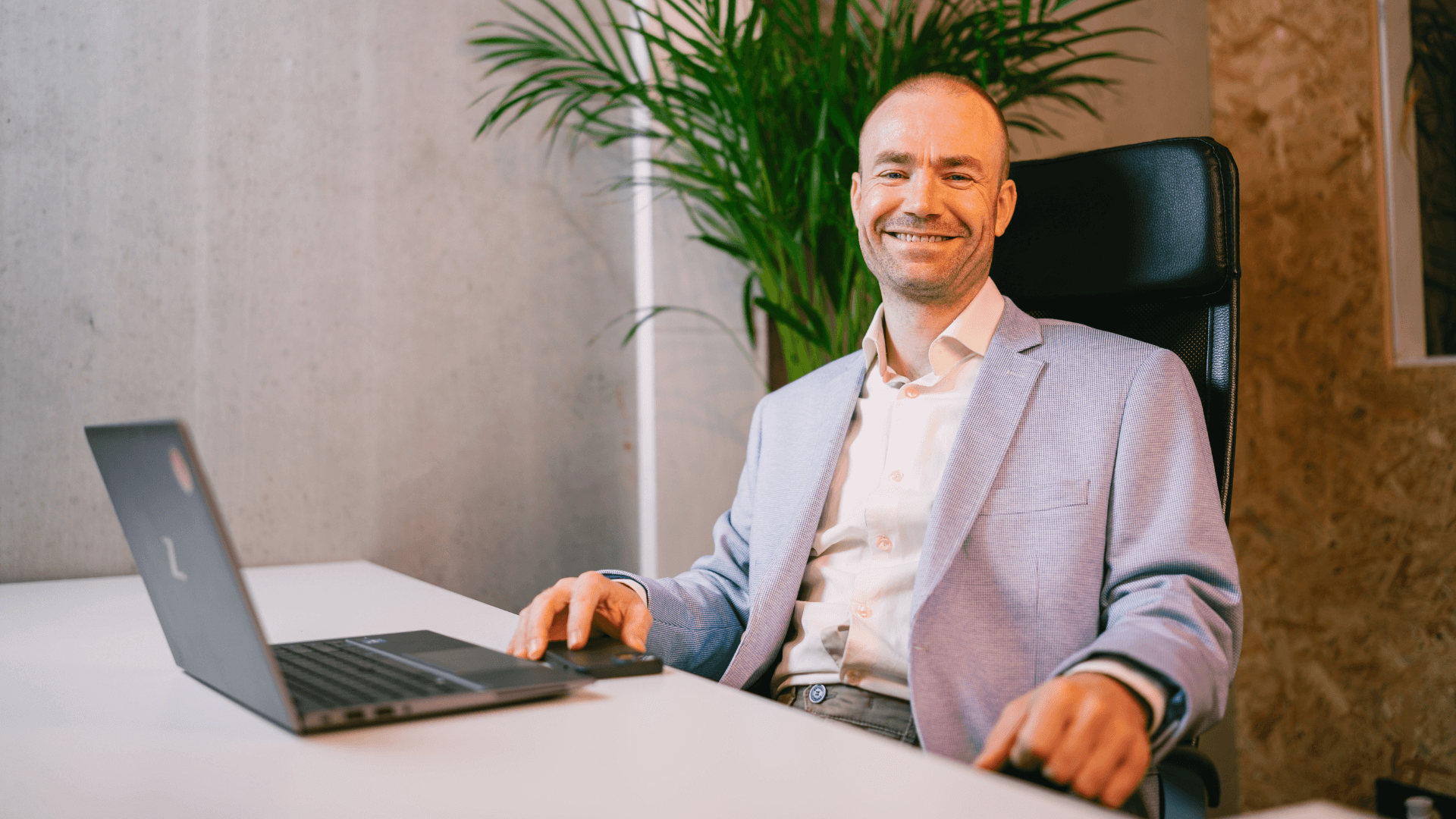 Ondernemer Wouter Parent, eigenaar van de onderneming Kynexis