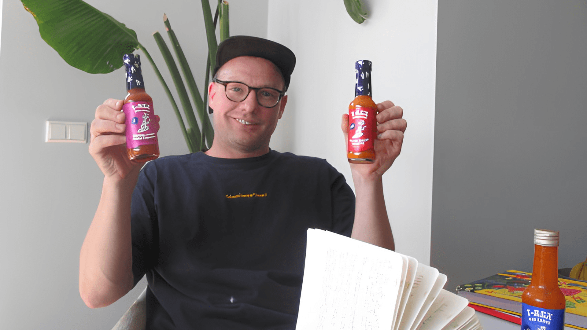 Ondernemer Frank Dekker, oprichter en eigenaar van de onderneming T-Rex Foods