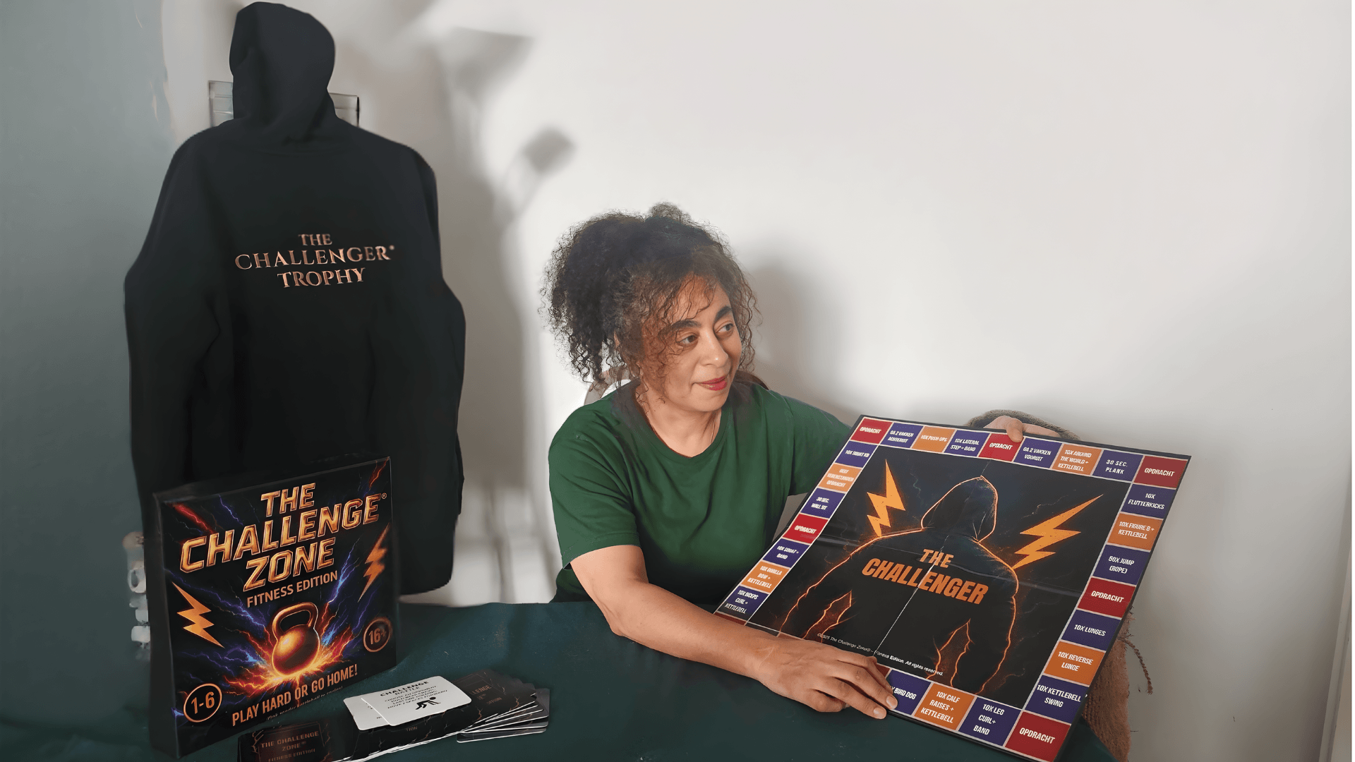 Gloria Hammond, eigenarese van de onderneming The Challenge Zone